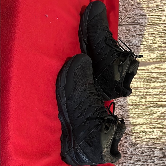 Merrell Men's Black TACTICAL flexconnect Waterproof Shoes - Picture 10 of 10